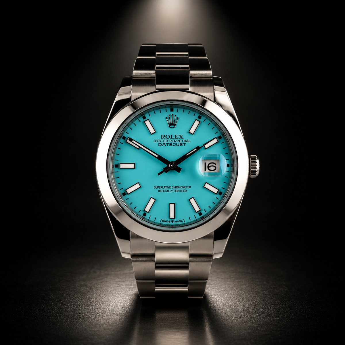 Men's Rolex Tiffany Blue Watch